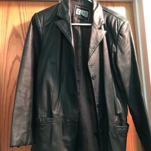 Clio leather jacket